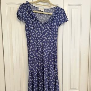 Auguste the Label Mae Devine midi dress in blue, size 4